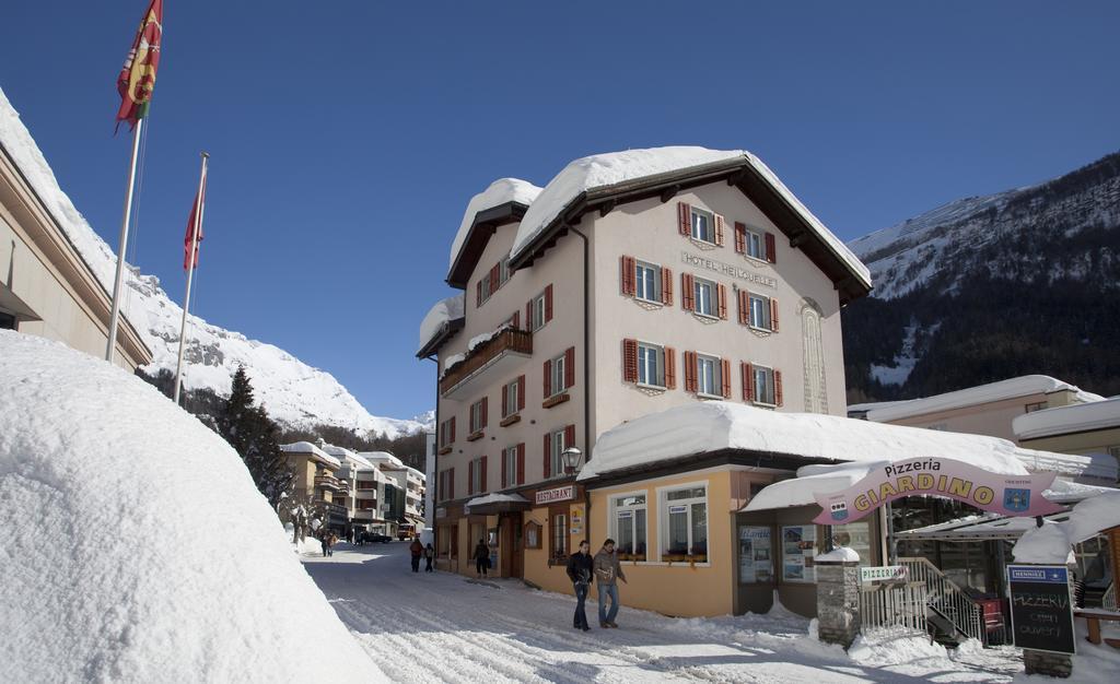Hotel Heilquelle-Leukerbad-Therme ภายนอก รูปภาพ