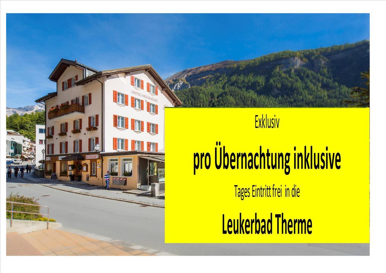 Hotel Heilquelle-Leukerbad-Therme ภายนอก รูปภาพ