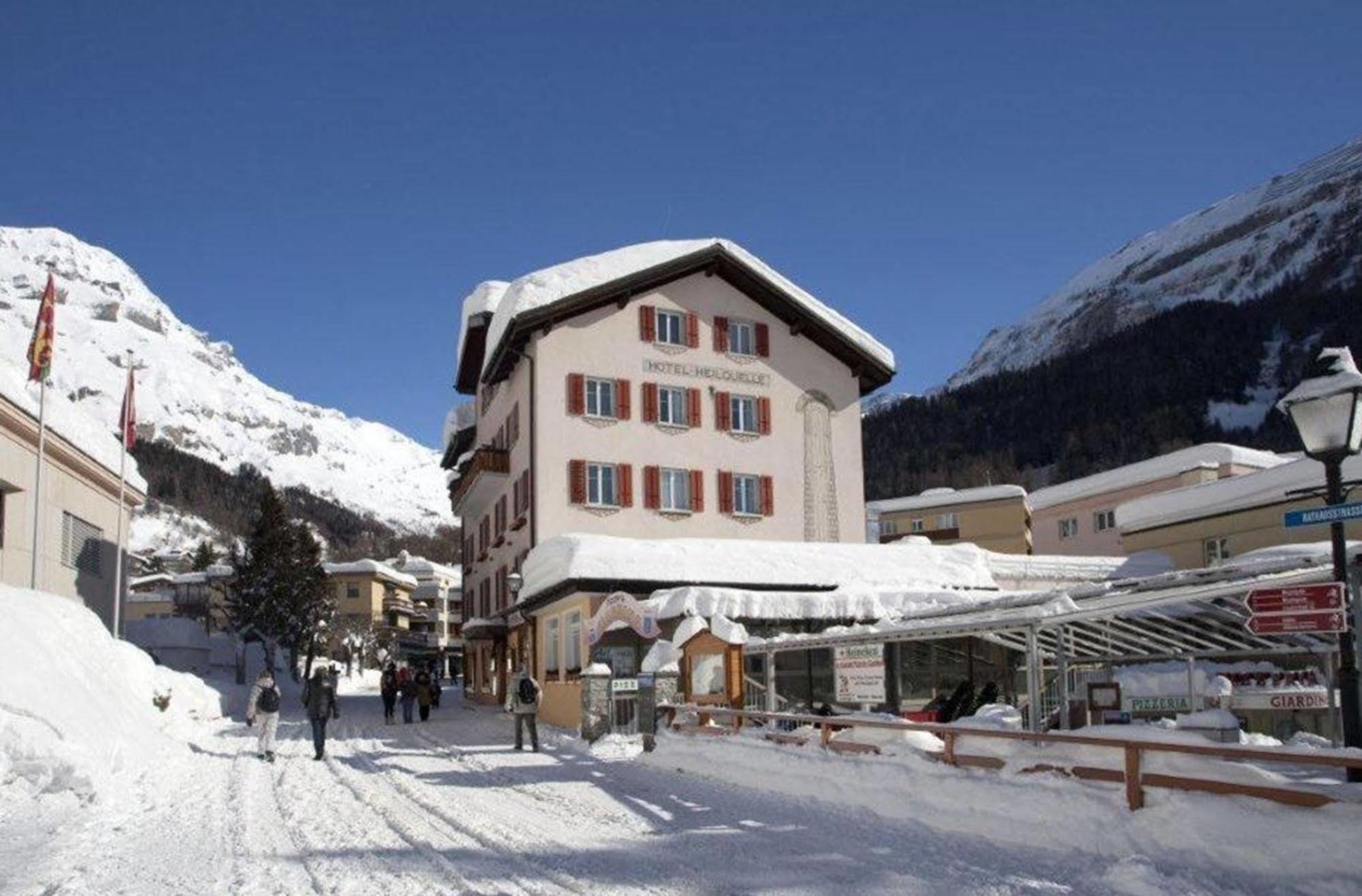 Hotel Heilquelle-Leukerbad-Therme ภายนอก รูปภาพ