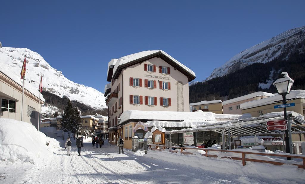 Hotel Heilquelle-Leukerbad-Therme ภายนอก รูปภาพ